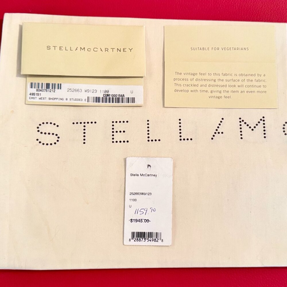 LIMITED EDITION Stella McCartney Falabella Metallic Eco Suede Tote - Picture 7 of 8